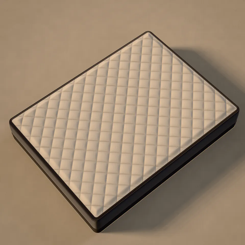 Illustration of a hybrid mattress — not a product photo