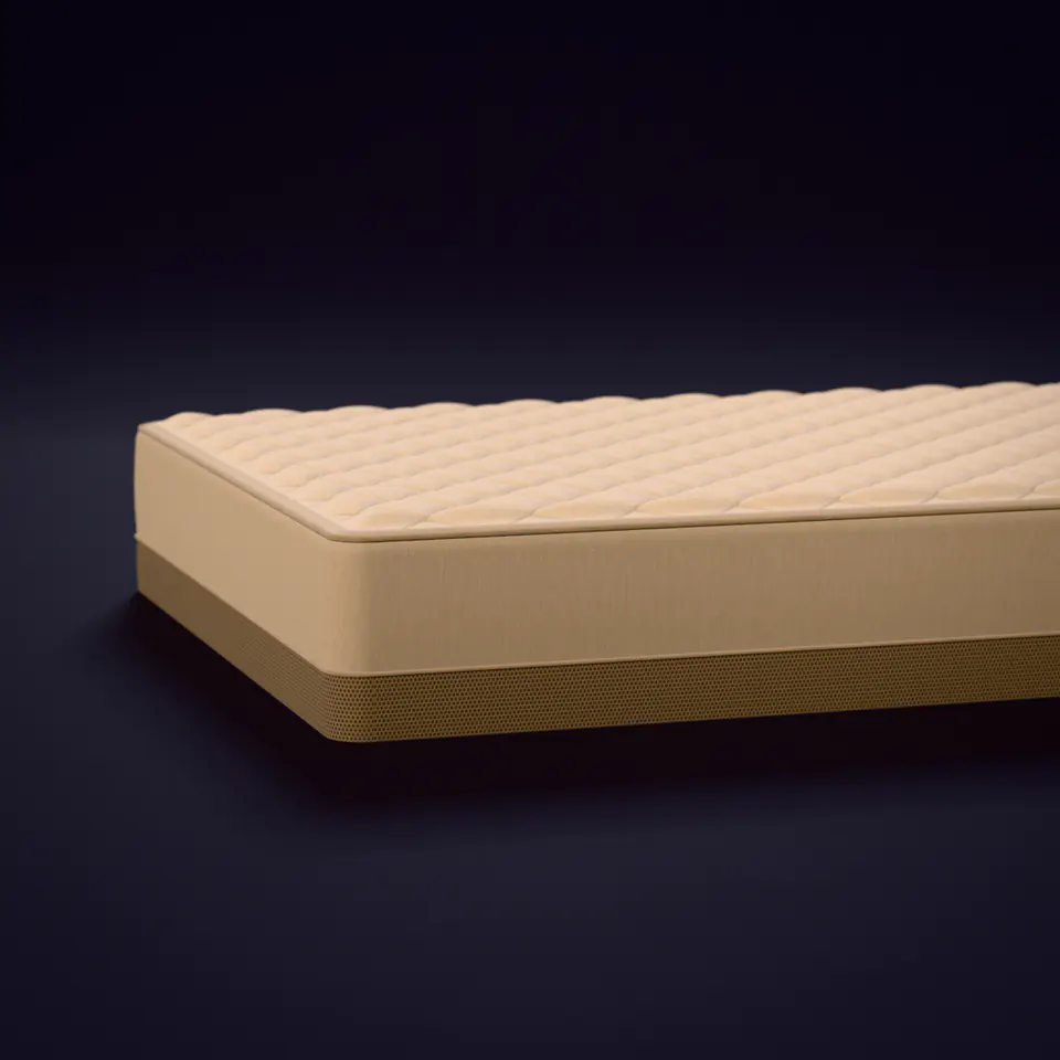 Illustration of a hybrid mattress — not a product photo
