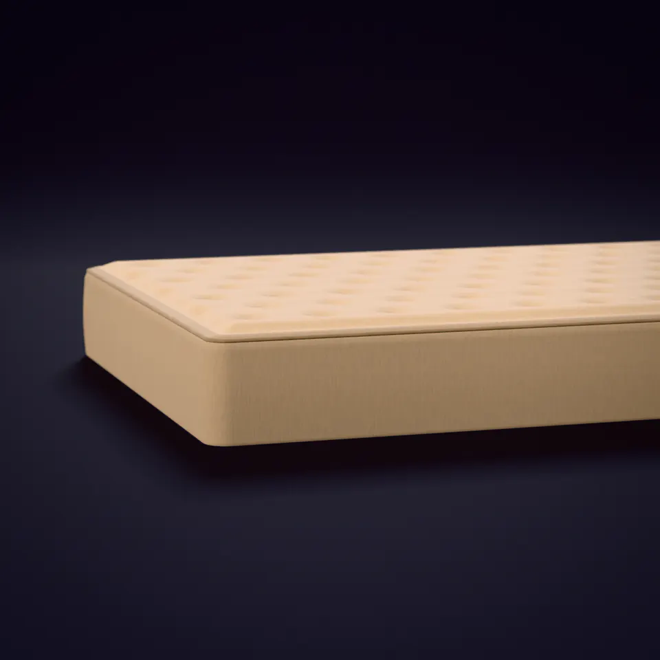 Illustration of a latex mattress — not a product photo