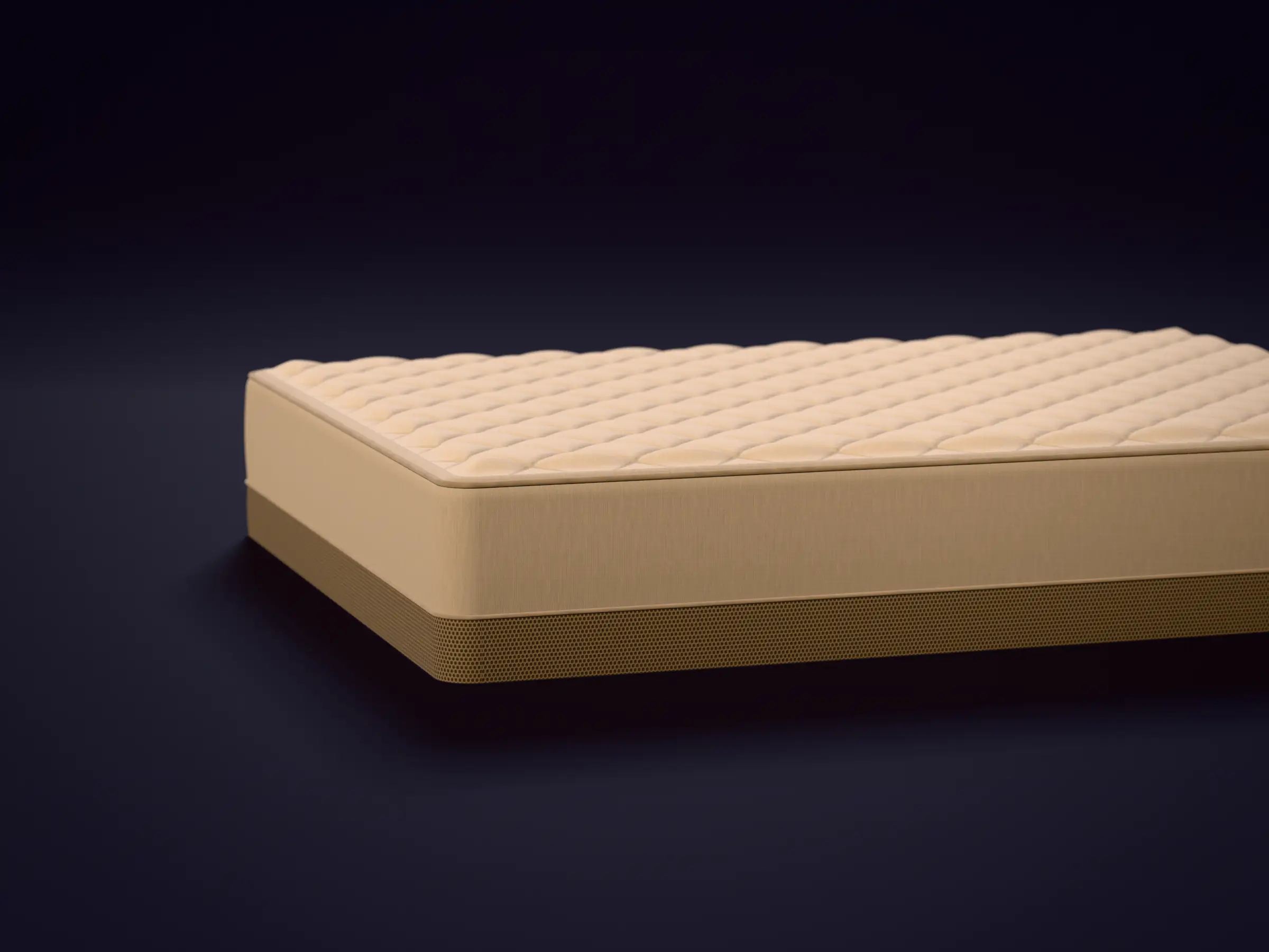Illustration of a hybrid mattress — not a product photo